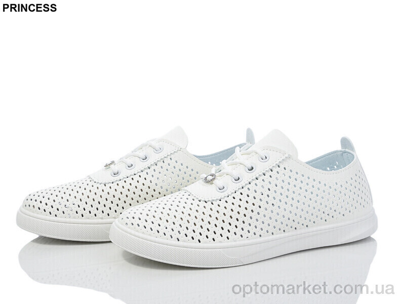 Купить Кросівки жіночі 12-6 Princess білий, фото 2