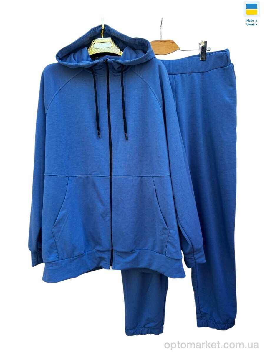 Купить Спортивний костюм жіночі 12 джинс Sport style синій, фото 2