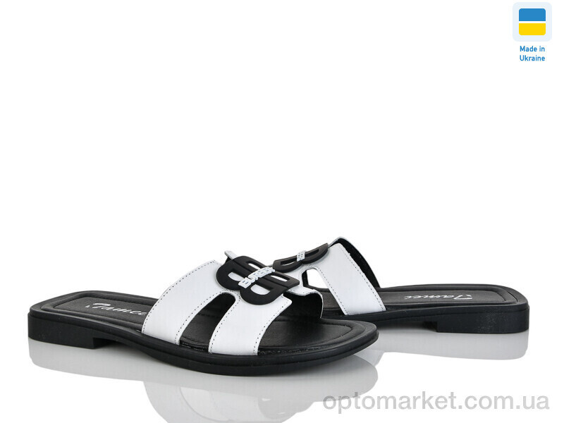Купить Шльопанці жіночі 1207-32 Tamei білий, фото 2
