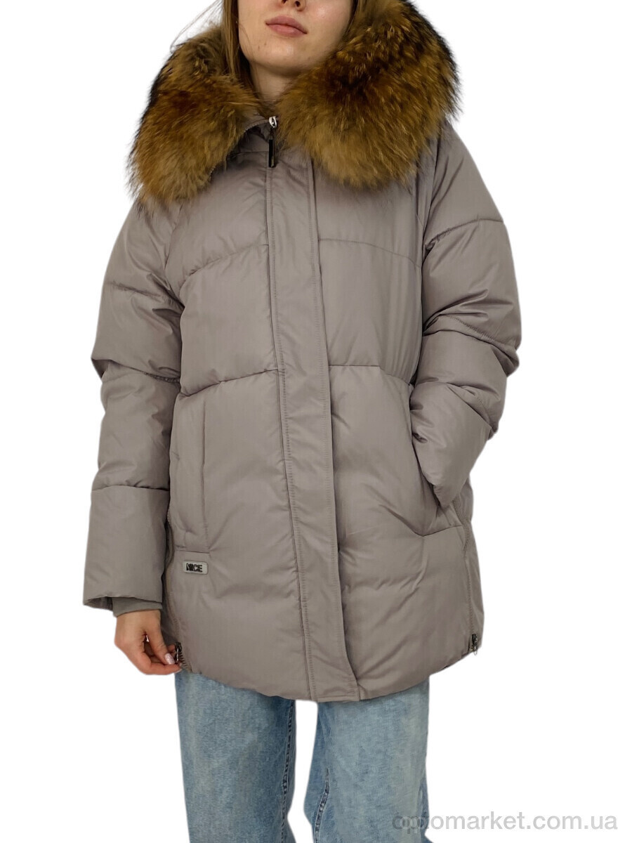 Купить Куртка жіночі 120М мокко Olanmear коричневий, фото 2