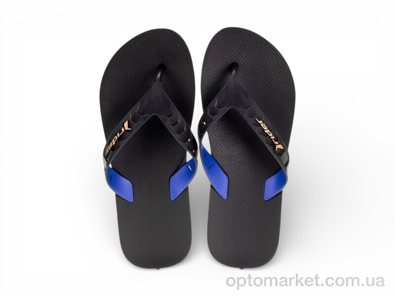 Купить В'єтнамки чоловічі 12430-BC595 black-gold Rider чорний, фото 2