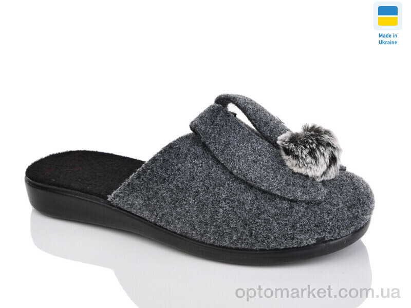 Купить Капці жіночі 126-3 Klerotex сірий, фото 2