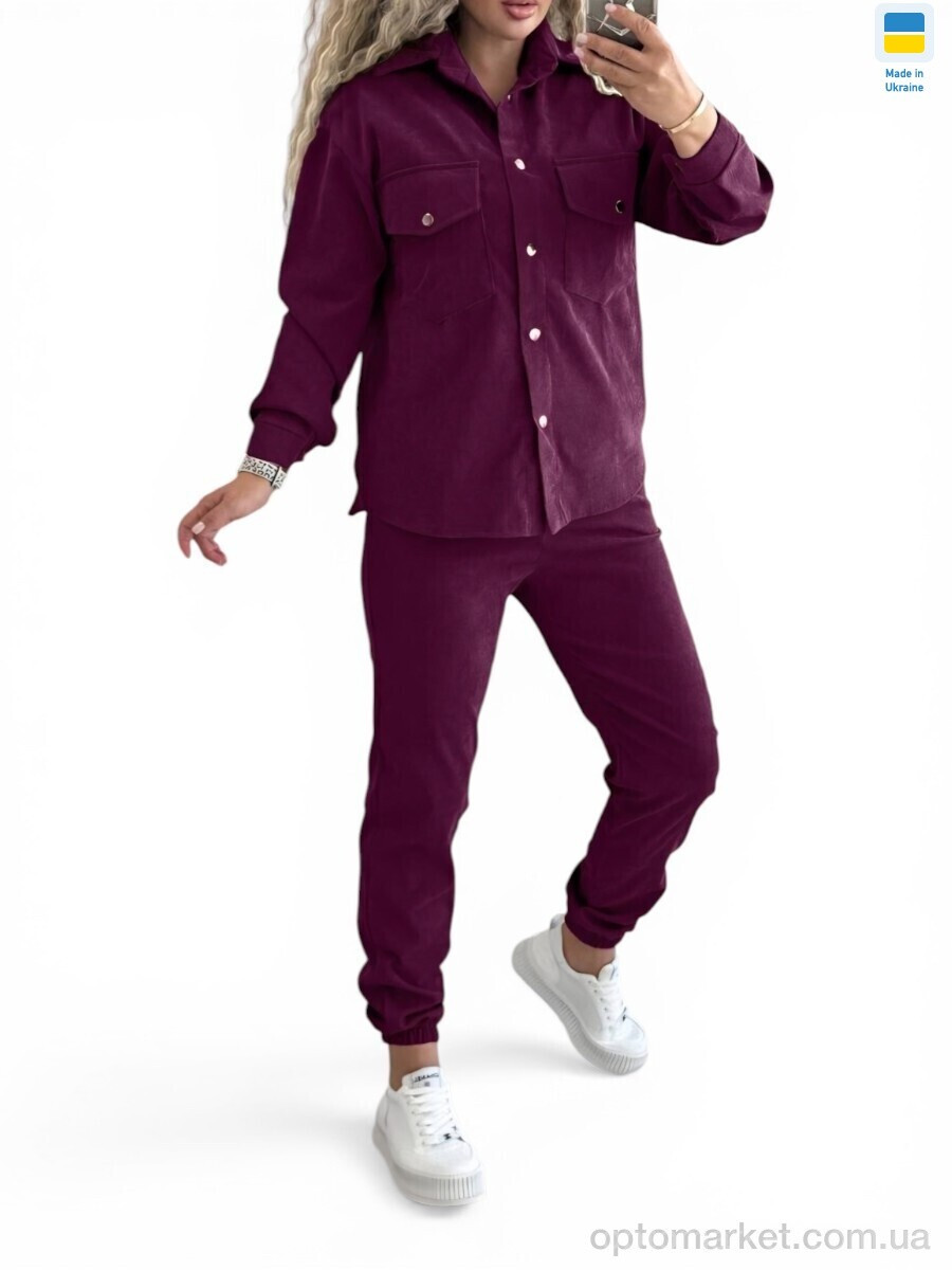 Купить Костюм жіночі 127 марсала Alisa Brand бордовий, фото 2