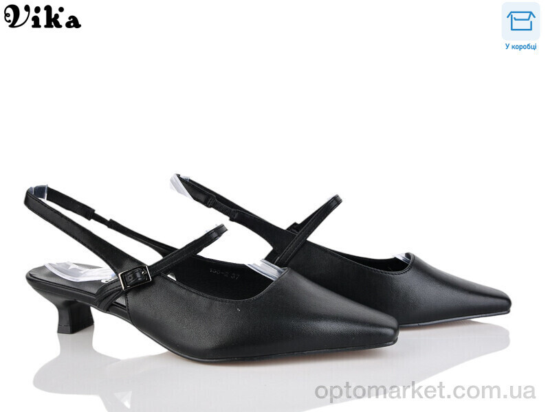 Купить Туфлі жіночі 130-2 Vika чорний, фото 2