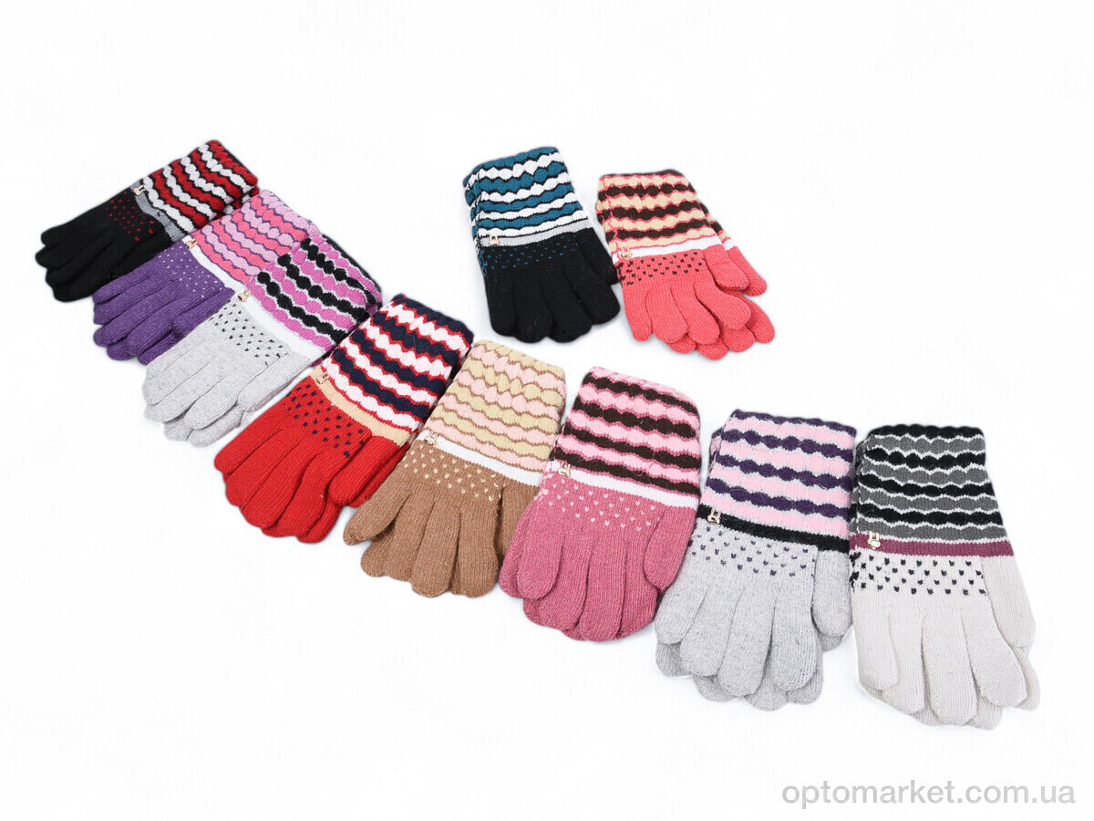 Купить Рукавички жіночі 1301 mix (08055) Greate мікс, фото 3