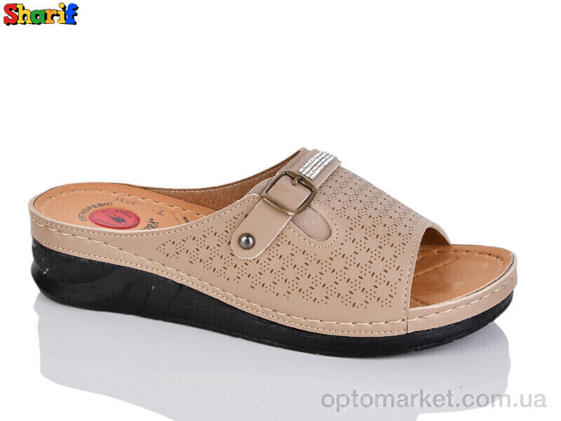 Купить Шльопанці жіночі 1305-2 Serra коричневий, фото 2