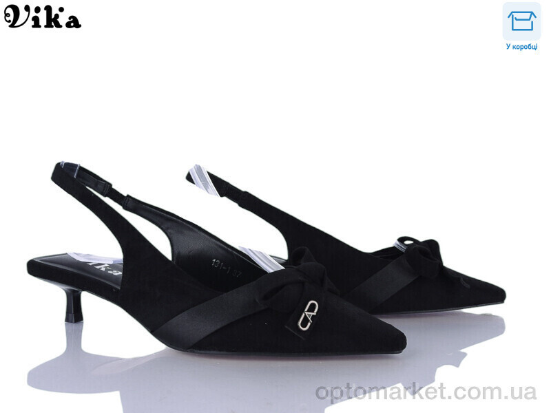 Купить Туфлі жіночі 131-1 Vika чорний, фото 2