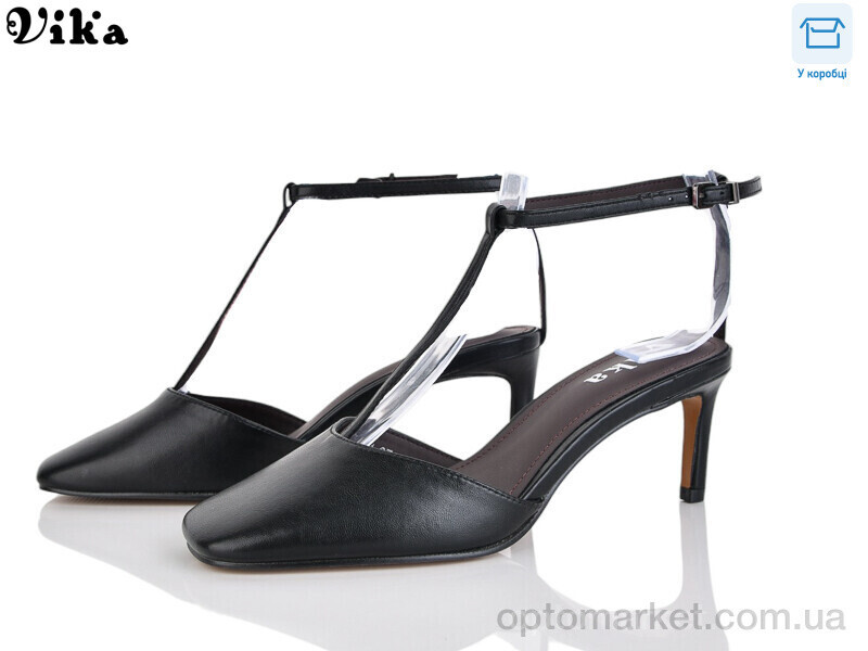 Купить Туфлі жіночі 132-1 Vika чорний, фото 2