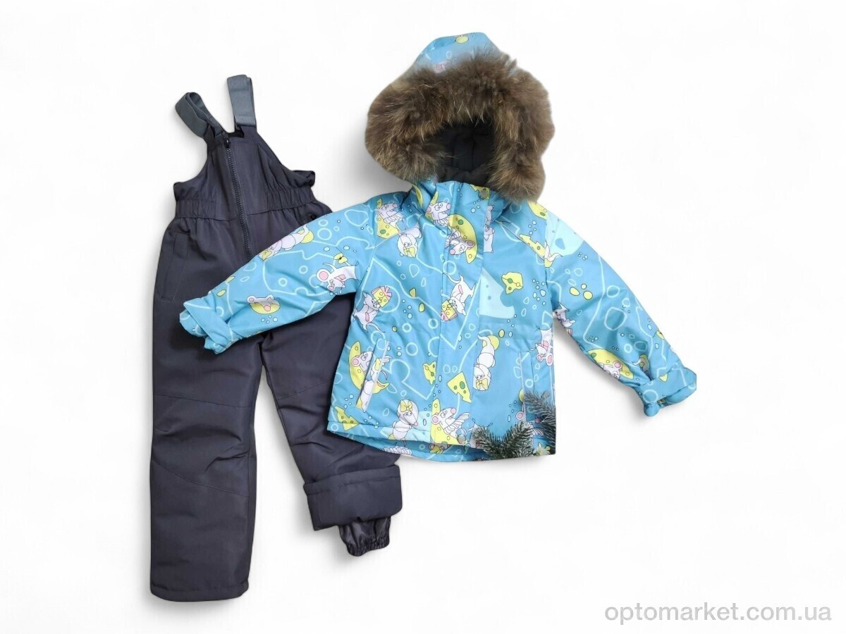 Купить Комплекти дитячі дитячі 1329 блакитний напівкомбінезон-куртка Javinia блакитний, фото 2