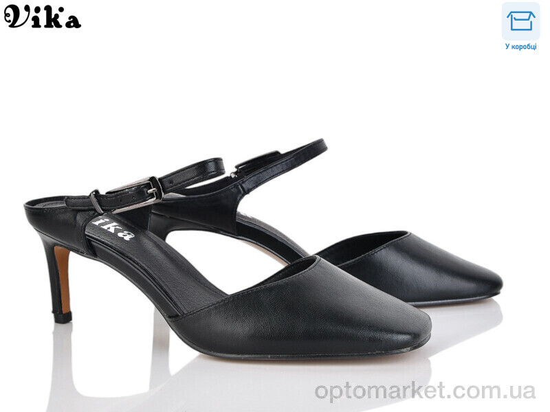 Купить Туфлі жіночі 133-1 Vika чорний, фото 2