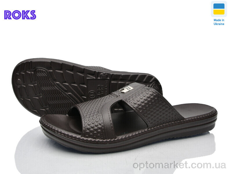 Купить Шльопанці чоловічі 137 шоколад Dago коричневий, фото 2