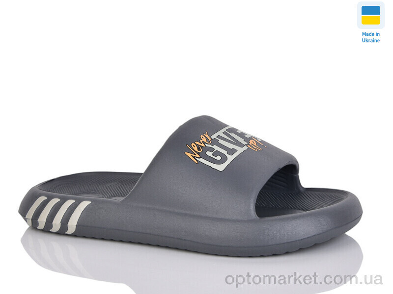 Купить Шльопанці чоловічі 138 графіт Gipanis сірий, фото 2