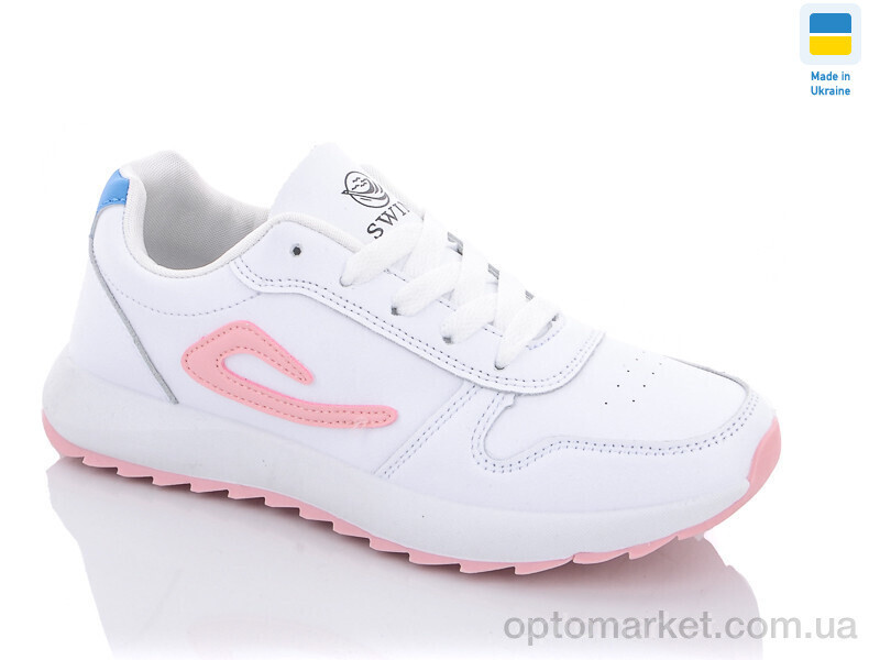 Купить Кросівки жіночі 1413-4 Swin білий, фото 2