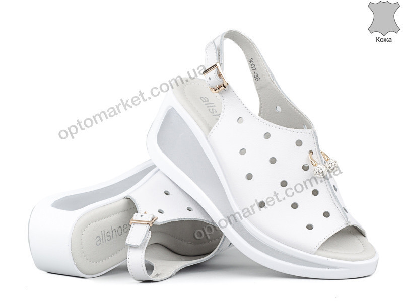 Купить Босоножки женские 143373 Allshoes белый, фото 2