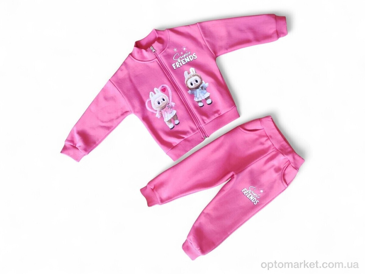 Купить Комплекти дитячі дитячі 14620 рожевий батнік-штани CITCIT Kids рожевий, фото 2