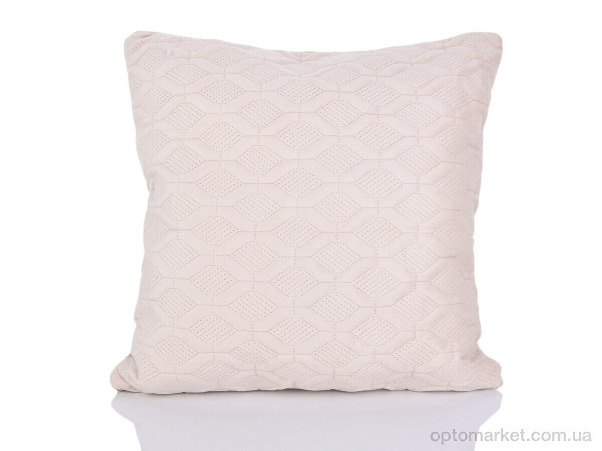 Купить Подушка унісекс 1514 (11125) beige 45x45см Malloory Home бежевий, фото 3