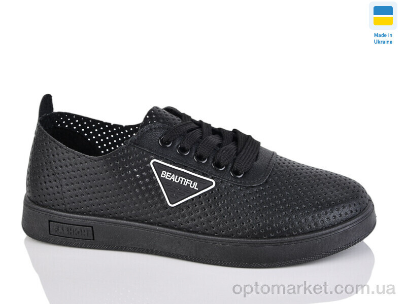 Купить Кросівки жіночі 1520-1 Swin чорний, фото 2