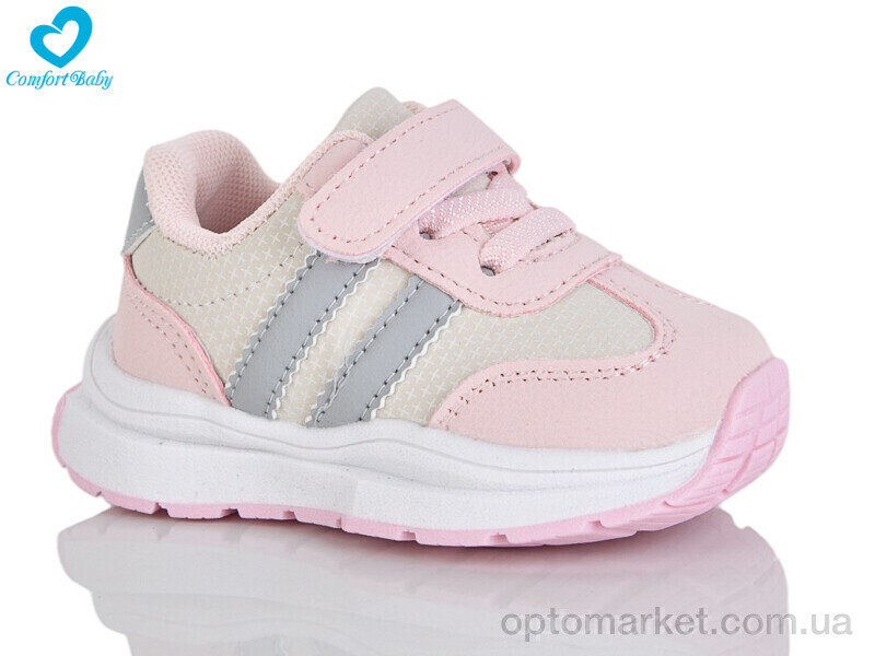 Купить Кросівки дитячі 1538-3 Comfort-baby рожевий, фото 2