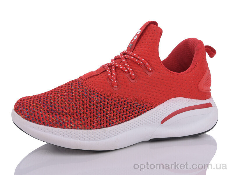 Купить Кросівки унісекс 1575-8 Baas червоний, фото 2