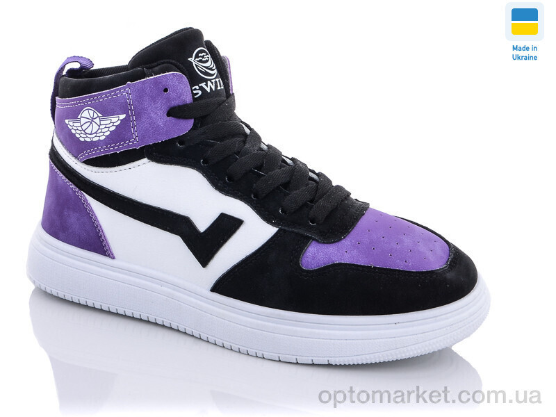 Купить Кросівки жіночі 1604-11B Swin фіолетовий, фото 3