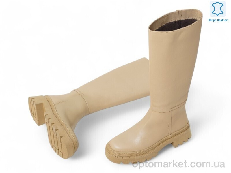 Купить Чоботи жіночі 174373 Anna Lucci бежевий, фото 6