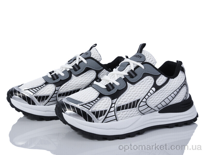 Купить Кросівки жіночі 176-34(B0682) beige-black Violeta білий, фото 2