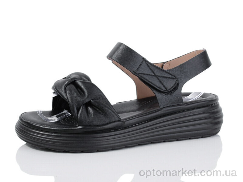 Купить Босоніжки жіночі 178-1 Baodaogongzhu чорний, фото 2