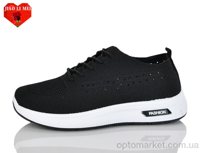 Купить Кросівки жіночі 181-1 Jiao Li Mei чорний, фото 2