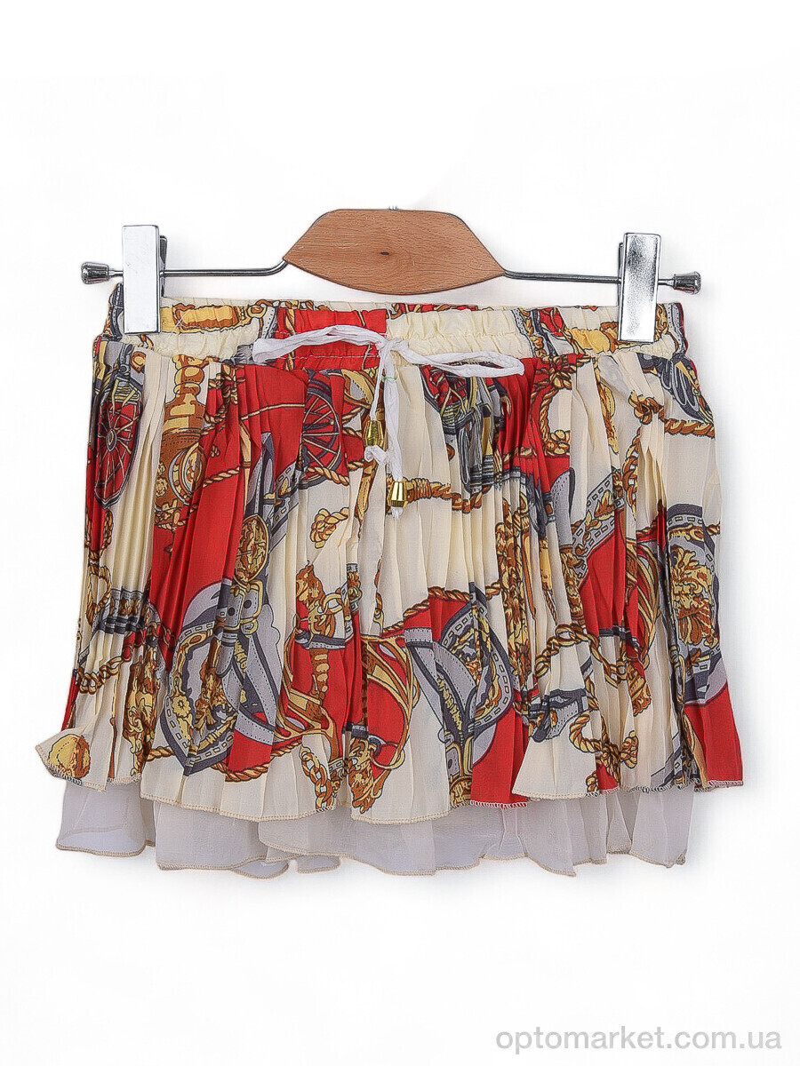 Купить Спідниця дитячі 1816 (08596) beige-red Jinbaohong бежевий, фото 4