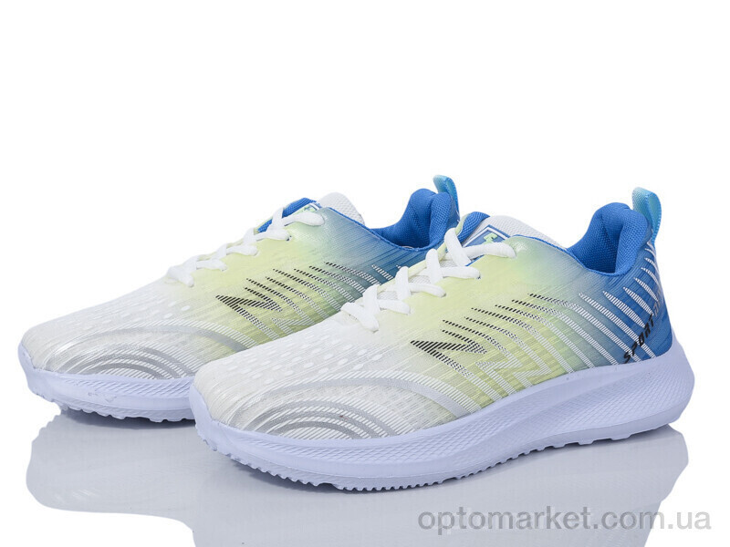 Купить Кросівки жіночі 182-36 white-green Violeta мікс, фото 2