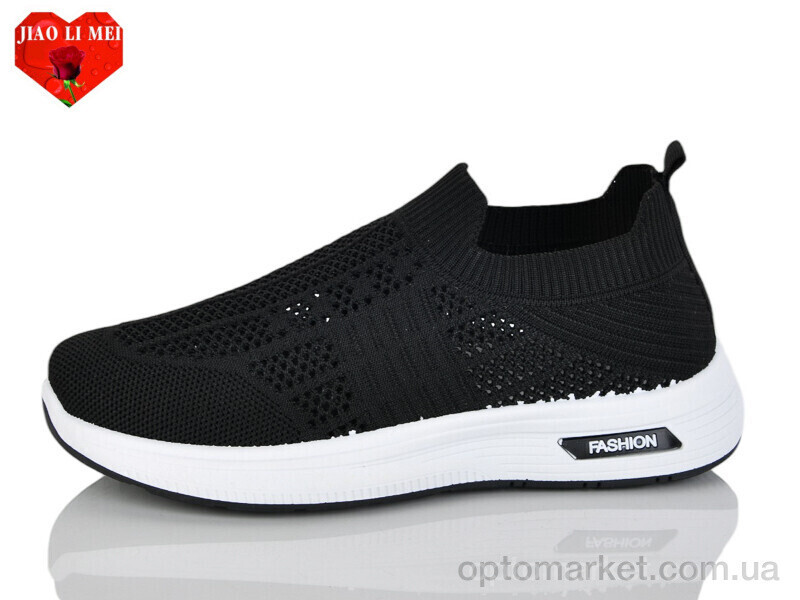 Купить Кросівки жіночі 185-1 Jiao Li Mei чорний, фото 2