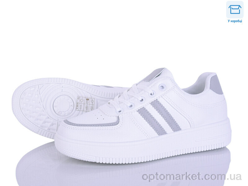 Купить Кросівки жіночі 186-6 Happy білий, фото 2