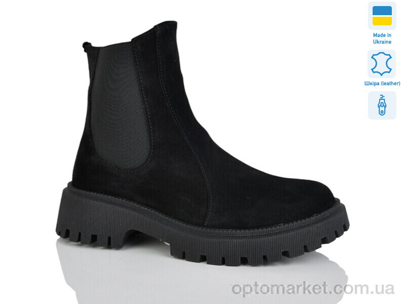 Купить Черевики жіночі 187 чорний з. зима Sali чорний, фото 2