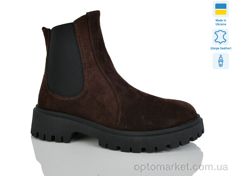 Купить Черевики жіночі 187 корич.з. зима Sali коричневий, фото 2