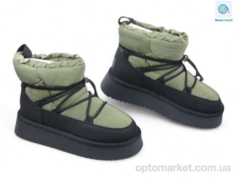 Купить Уги жіночі 187948 ALLSY зелений, фото 2