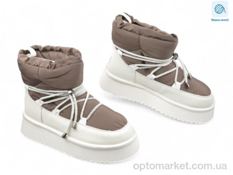 Купить Уги жіночі 187950 ALLSY коричневий, фото 2