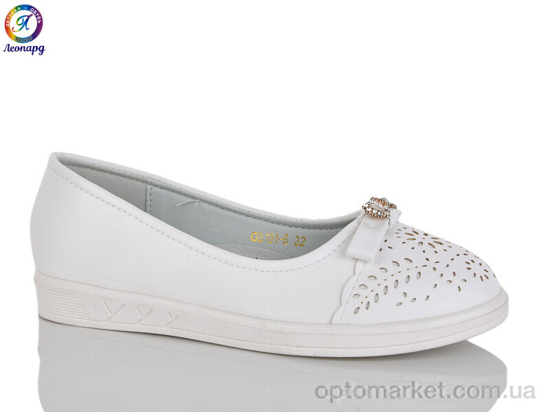 Купить Балетки дитячі 191-6 Леопард білий, фото 3