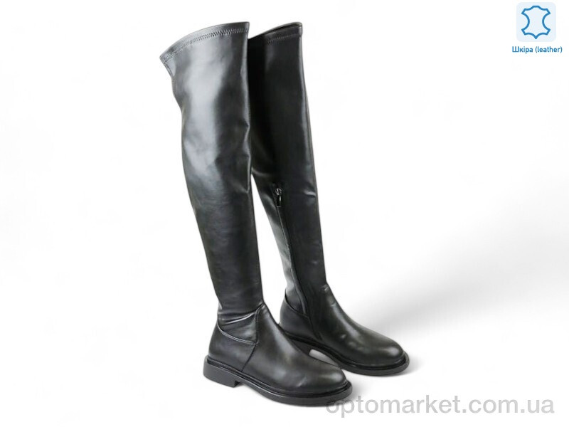 Купить Чоботи жіночі 192051 Fabio Monelli чорний, фото 6