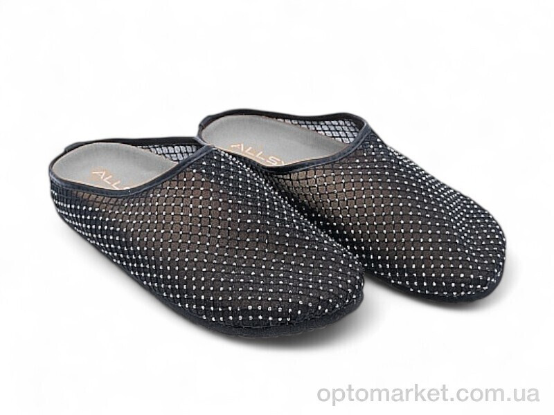 Купить Шльопанці жіночі 196694 ALLSY чорний, фото 2