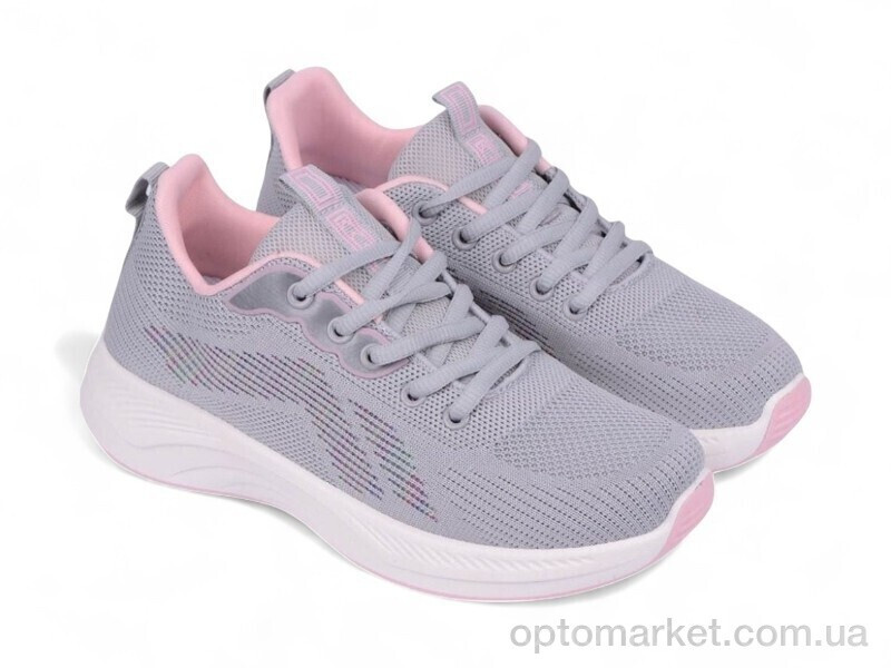 Купить Кросівки жіночі 197403 ALLSY сірий, фото 2