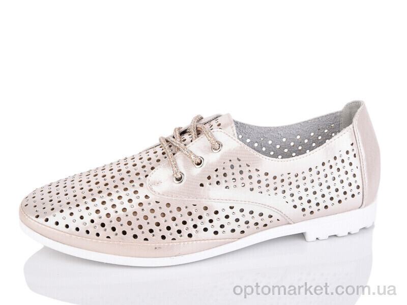 Купить Туфлі жіночі 2-205B Fuguiyun бежевий, фото 2