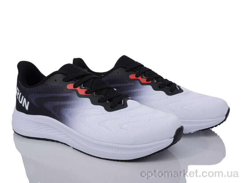 Купить Кросівки чоловічі 20-1027-1 black Wonex білий, фото 2