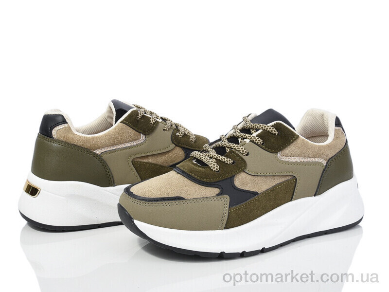 Купить Кросівки жіночі 20-1044-3 green Violeta хакі, фото 2