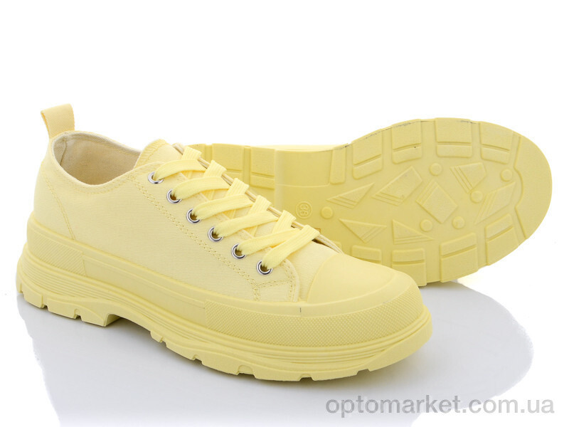 Купить Кеди жіночі 20-868 lt.yellow Violeta only one жовтий, фото 3