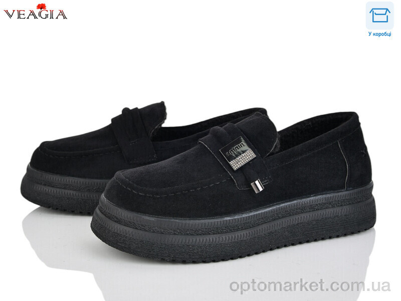 Купить Туфлі жіночі 20000-1 Veagia чорний, фото 2