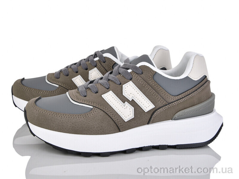 Купить Кросівки жіночі 201-6 Mengfuna-AESD коричневий, фото 2