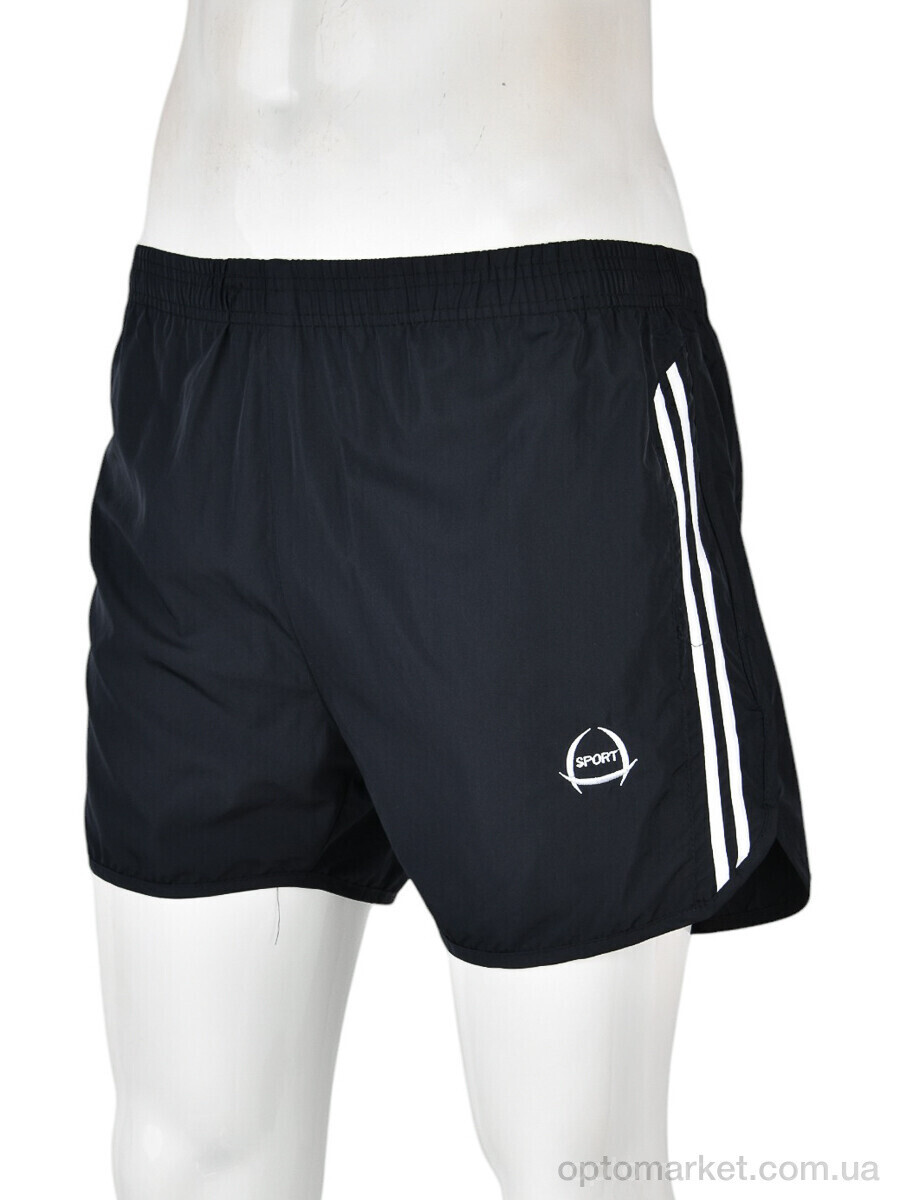 Купить Шорти чоловічі 201 black Хуа Фей чорний, фото 4