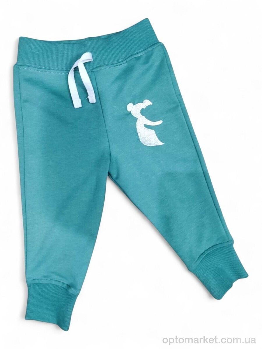 Купить Спортивні штаны дитячі 20126 фісташковий Nickel Kids зелений, фото 2