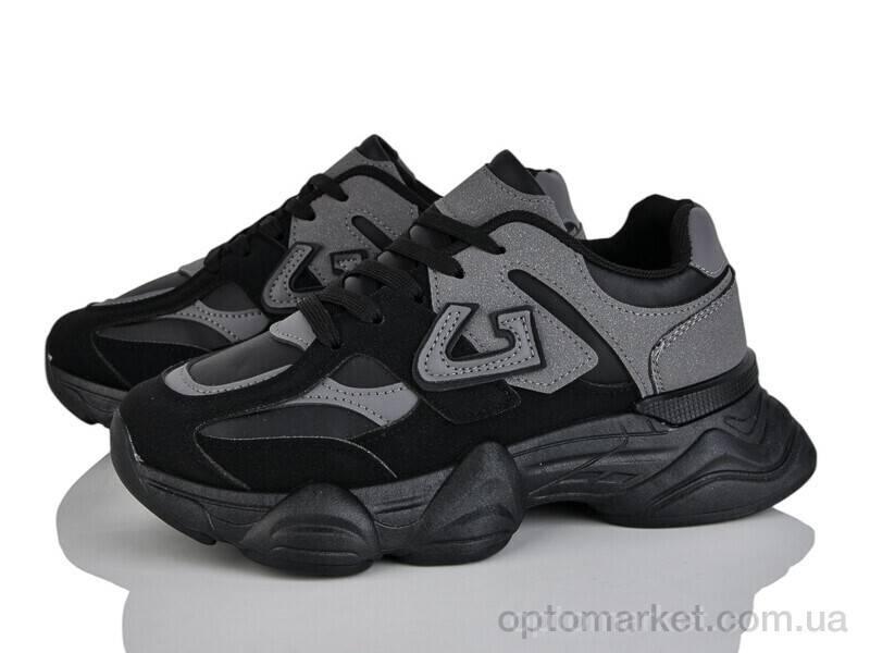 Купить Кросівки жіночі 202-17 Бабочка-Mengfuna-AESD чорний, фото 2