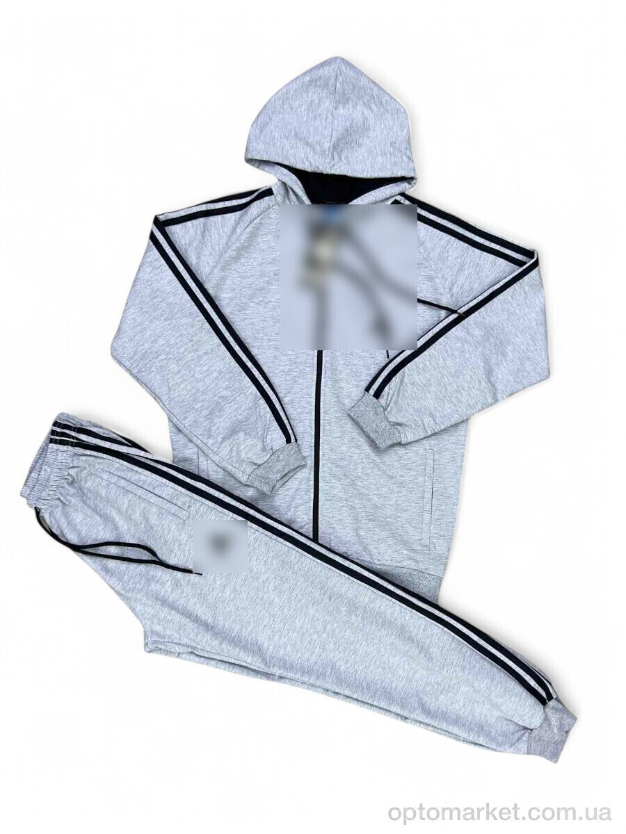 Купить Спортивний костюм чоловічі 202 сірий A.idas сірий, фото 3